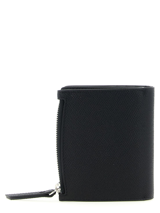 Maison Margiela Small Black Leather Wallet