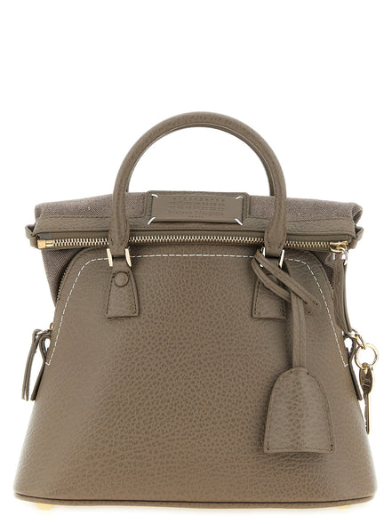 Maison Margiela Gray Calfskin Shoulder Bag