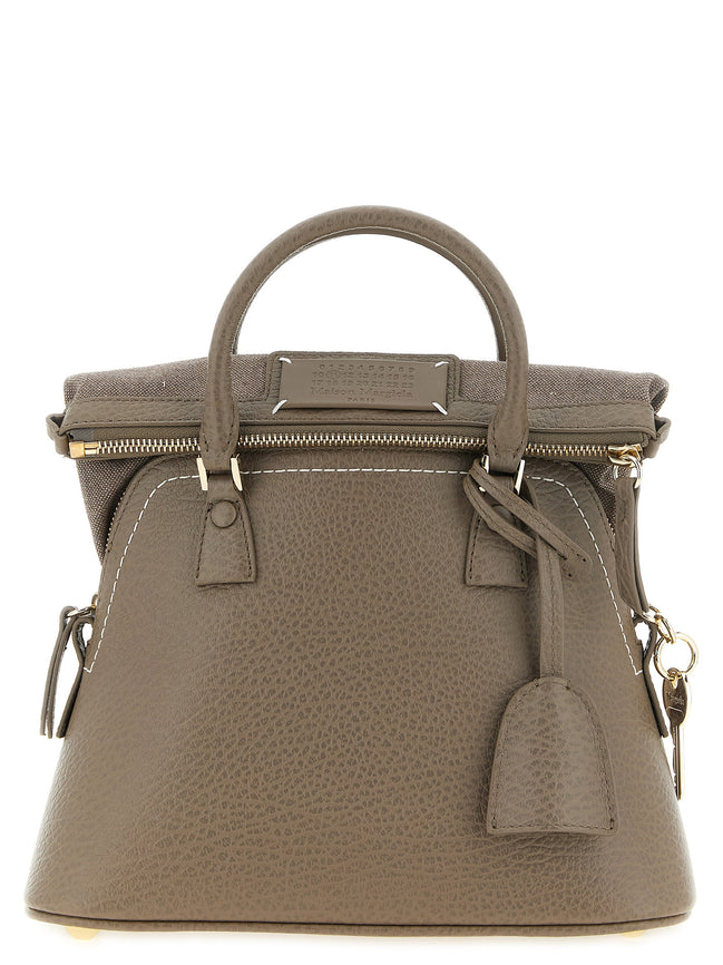 Maison Margiela Gray Calfskin Shoulder Bag