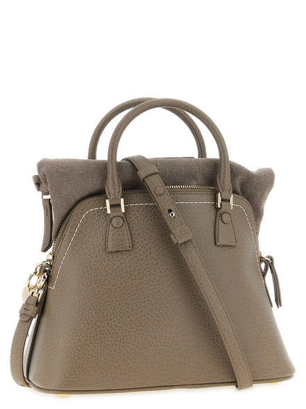 Maison Margiela Gray Calfskin Shoulder Bag
