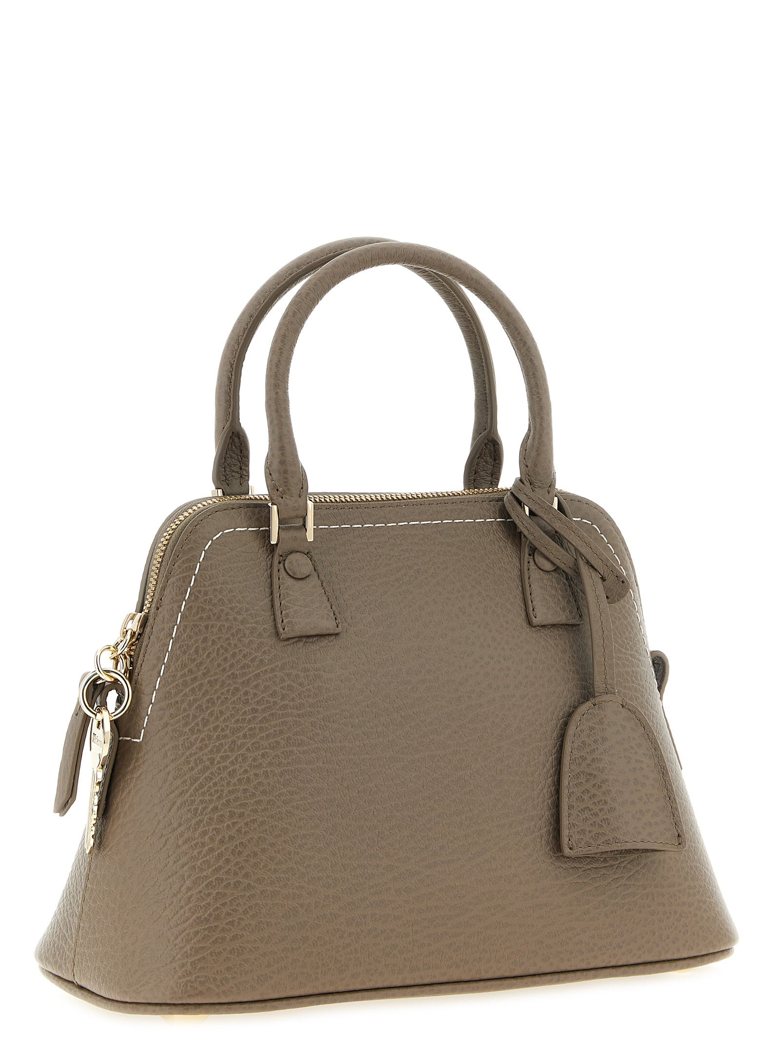 Maison Margiela Gray Calfskin Shoulder Bag