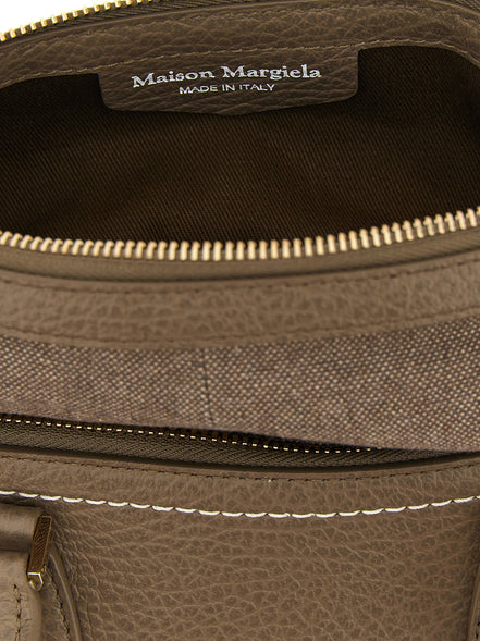 Maison Margiela Gray Calfskin Shoulder Bag