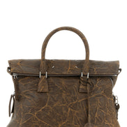 Maison Margiela Brown Goatskin Shoulder Bag
