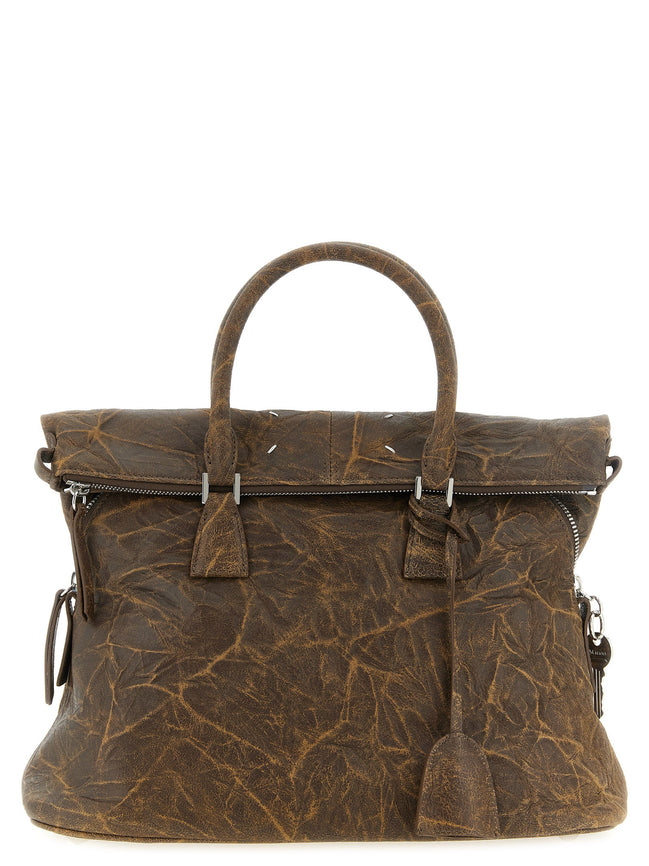 Maison Margiela Brown Goatskin Shoulder Bag