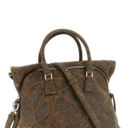 Maison Margiela Brown Goatskin Shoulder Bag