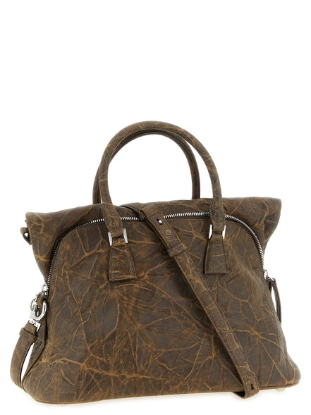 Maison Margiela Brown Goatskin Shoulder Bag