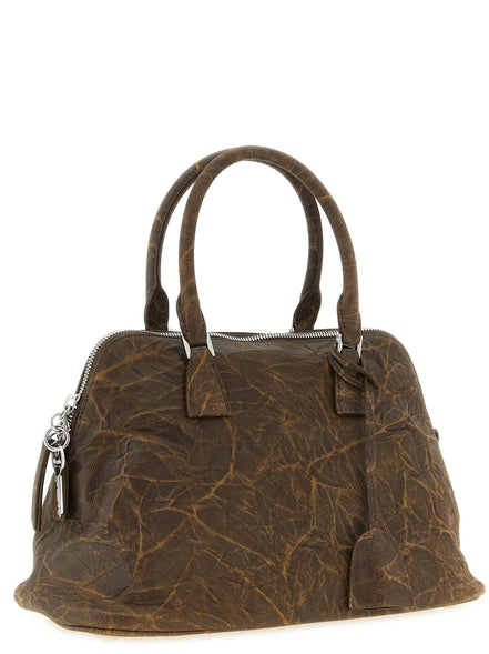 Maison Margiela Brown Goatskin Shoulder Bag