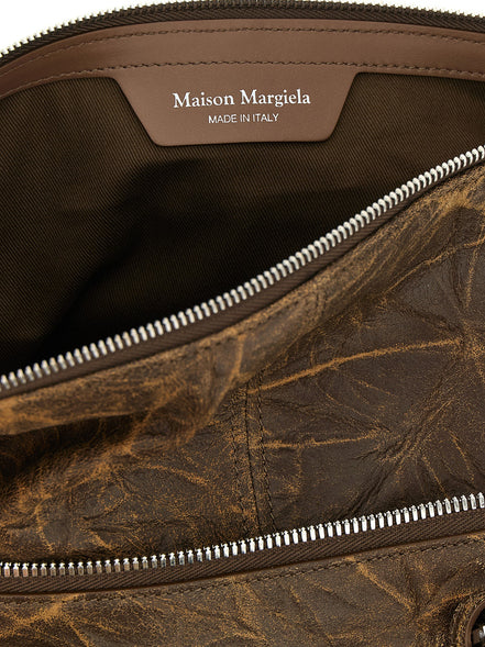 Maison Margiela Brown Goatskin Shoulder Bag
