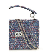 Valentino Garavani Blue Fabric Handbag