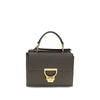 Coccinelle Arlettis Καφέ Δερμάτινη Τσάντα Satchel