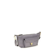 Coccinelle Gray Calf Leather Bos Taurus Shoulder Bag