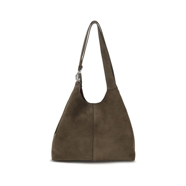 Coccinelle Brown Calf Leather Bos Taurus Shoulder Bag