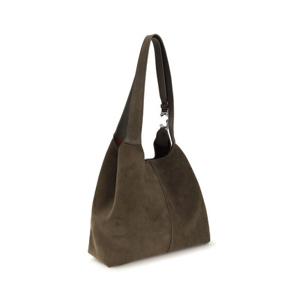 Coccinelle Brown Calf Leather Bos Taurus Shoulder Bag
