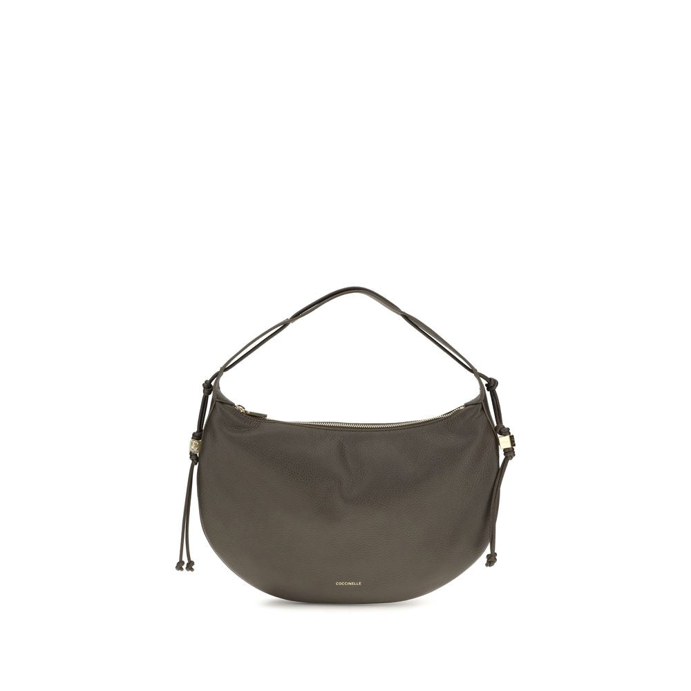 Coccinelle Thess Brown Leather Shoulder Bag