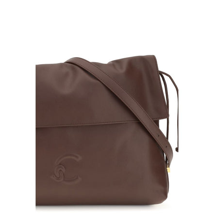Coccinelle Medium Lidia Brown Leather Shoulder Bag