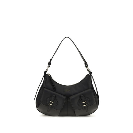 Coccinelle Small Bohème Black Leather Shoulder Bag