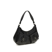 Coccinelle Small Bohème Black Leather Shoulder Bag