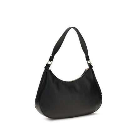 Coccinelle Small Bohème Black Leather Shoulder Bag