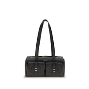 Coccinelle Mavery Black Leather Shoulder Bag