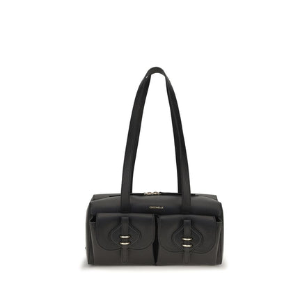 Coccinelle Mavery Black Leather Shoulder Bag
