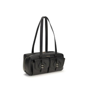 Coccinelle Mavery Black Leather Shoulder Bag