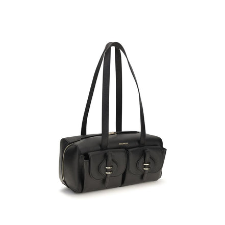 Coccinelle Mavery Black Leather Shoulder Bag