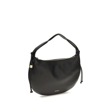 Coccinelle Thess Black Leather Shoulder Bag
