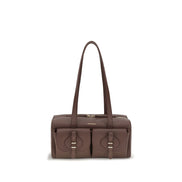 Coccinelle Mavery Brown Leather Shoulder Bag