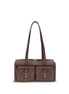 Coccinelle Mavery Brown Leather Shoulder Bag