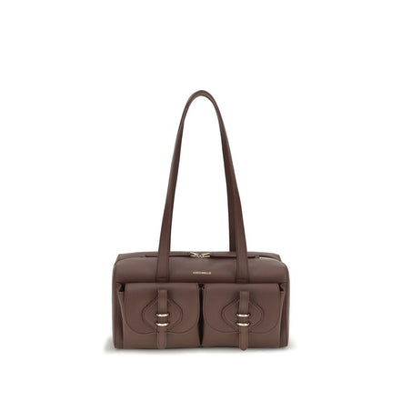 Coccinelle Mavery Brown Leather Shoulder Bag