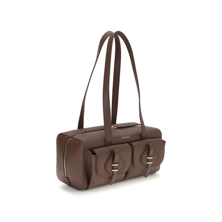 Coccinelle Mavery Brown Leather Shoulder Bag