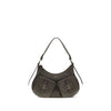 Coccinelle Small Bohème Brown Leather Shoulder Bag
