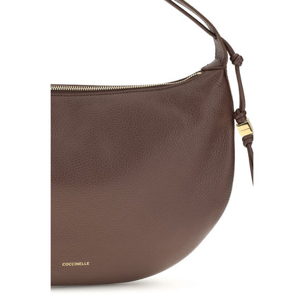 Coccinelle Thess Brown Leather Shoulder Bag