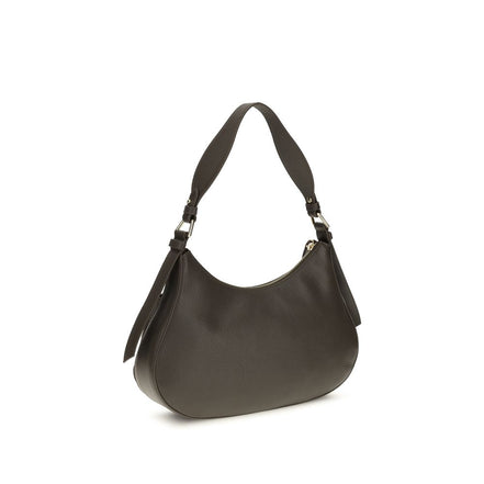 Coccinelle Small Bohème Brown Leather Shoulder Bag
