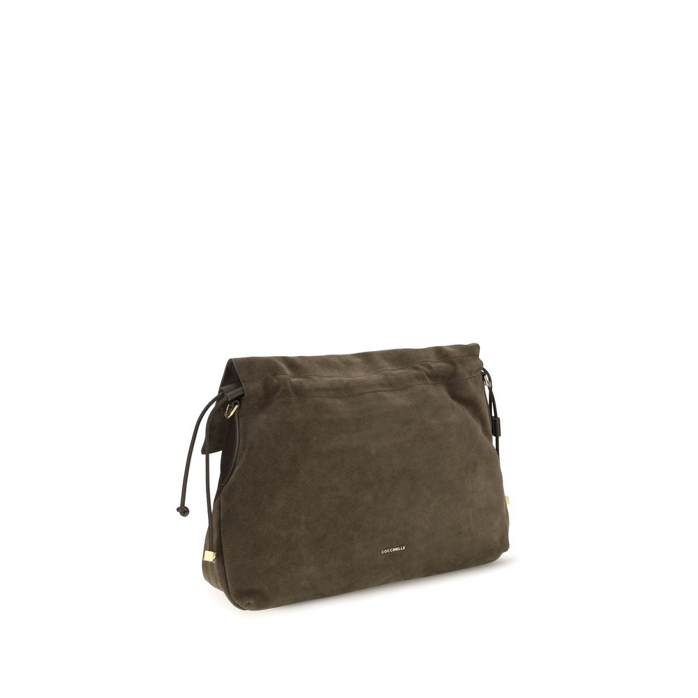 Coccinelle Medium Lidia Brown Leather Shoulder Bag