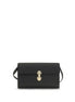 Savette Black Calf Leather Bos Taurus Shoulder Bag