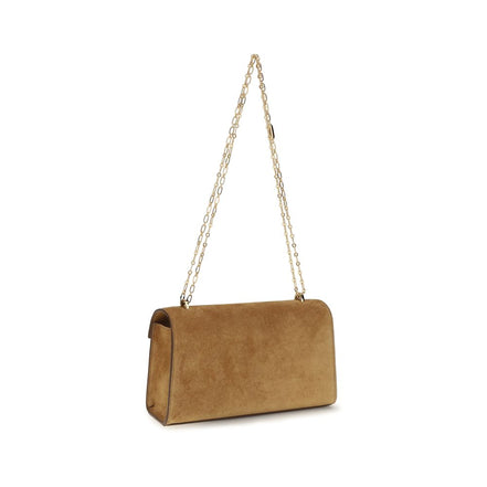 Savette Brown Calf Leather Bos Taurus Clutch Bag