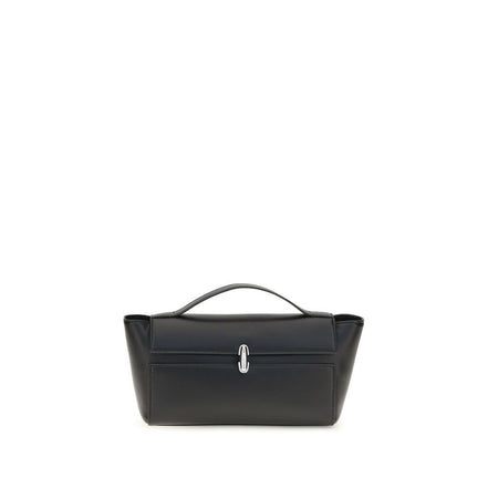 Savette Black Symmetry Trapeze Clutch