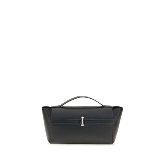 Savette Black Symmetry Trapeze Clutch