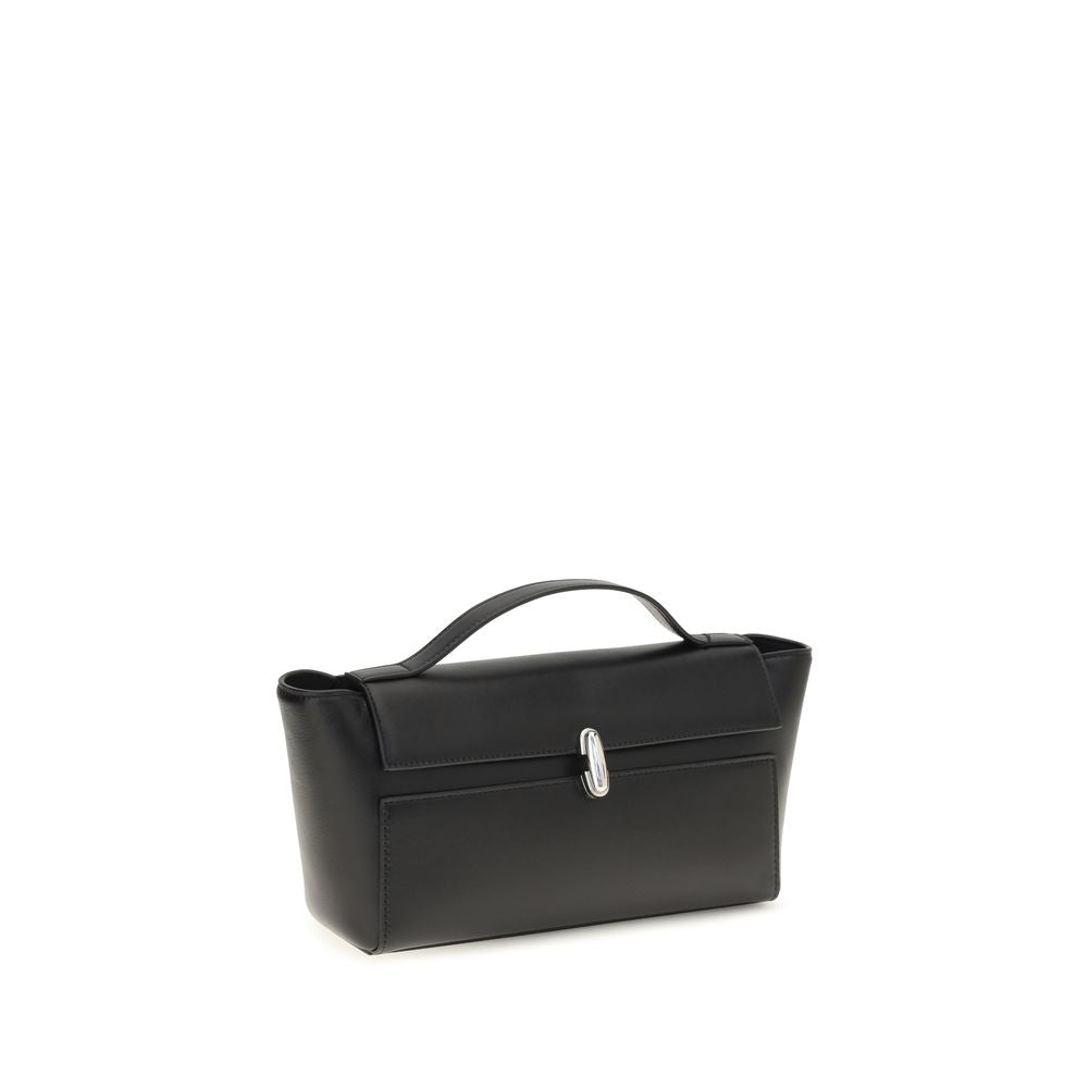 Savette Black Symmetry Trapeze Clutch