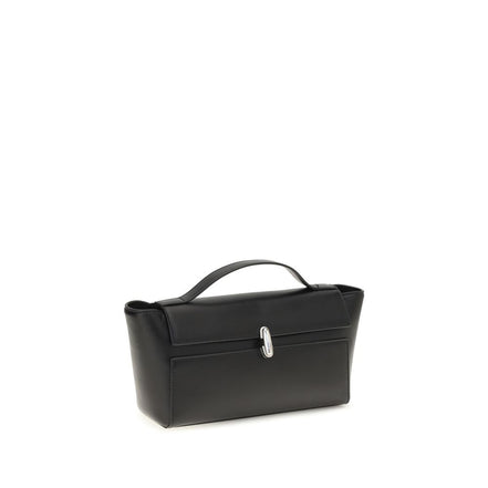 Savette Black Symmetry Trapeze Clutch