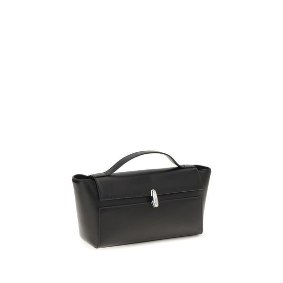 Savette Black Symmetry Trapeze Clutch