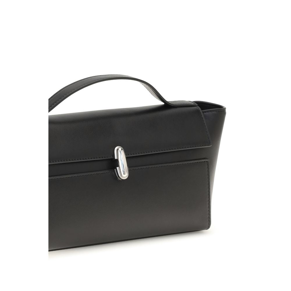 Savette Black Symmetry Trapeze Clutch