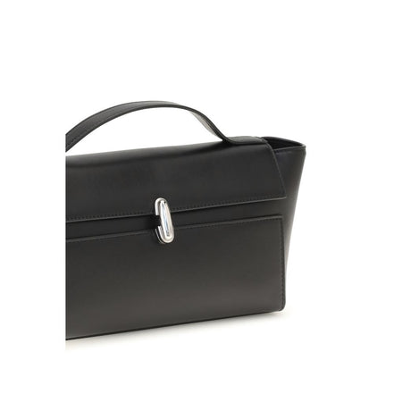 Savette Black Symmetry Trapeze Clutch