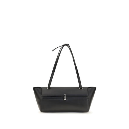Savette Black Symmetry Trapeze Shoulder Bag