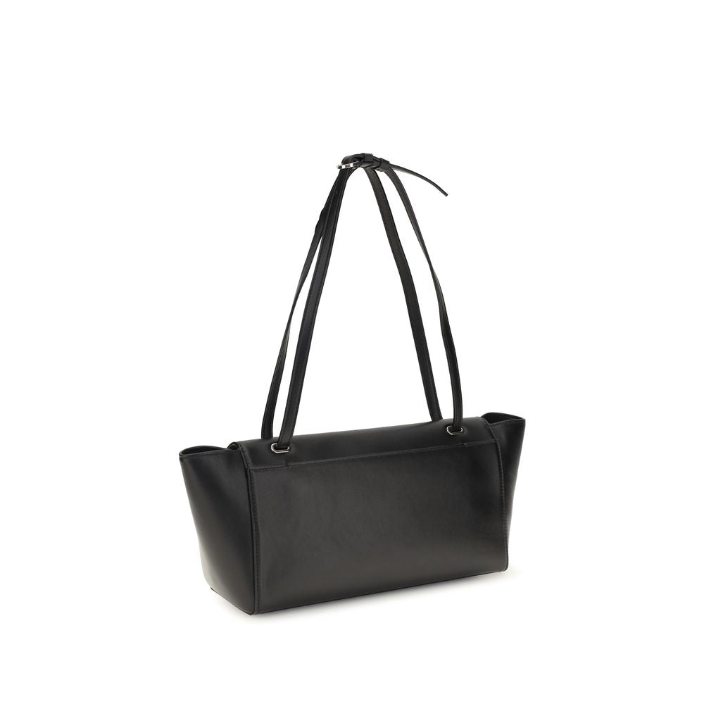 Savette Black Symmetry Trapeze Shoulder Bag