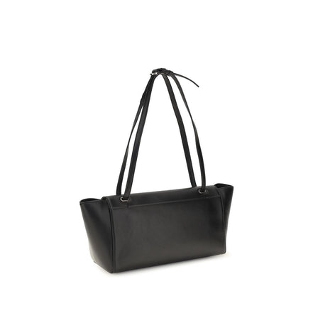 Savette Black Symmetry Trapeze Shoulder Bag