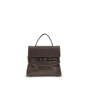Moschino Brown Tie Me Handbag