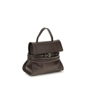 Moschino Brown Tie Me Handbag