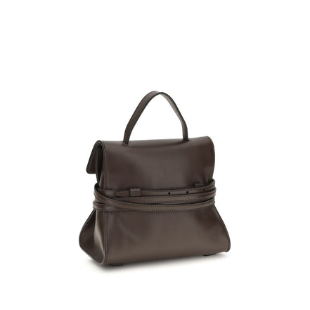 Moschino Brown Tie Me Handbag